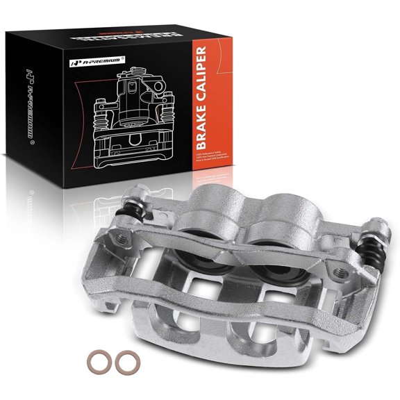 A-Premium Disc Brake Caliper Assembly Compatible with Ford Explorer Explorer Sport Trac Mercury Mountaineer 2006-2010 Front Driver Side