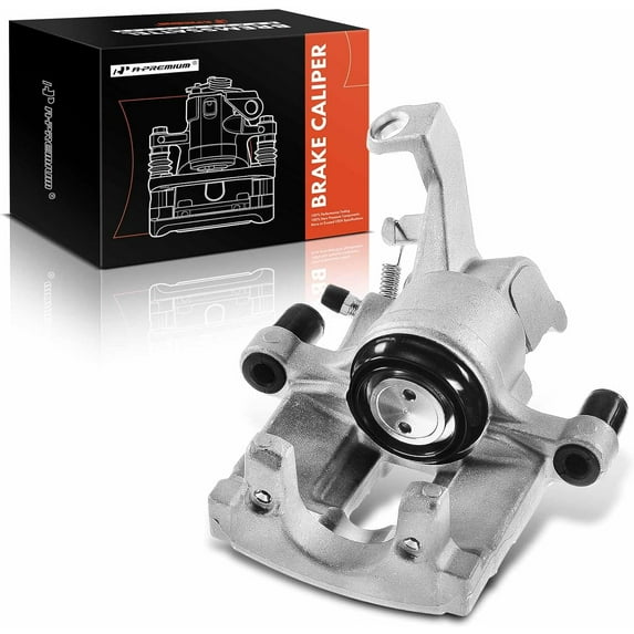 A-Premium Disc Brake Caliper Assembly Compatible with Jaguar S-Type Vanden Plas XF XJ XJ8 XK XKR 2005-2014 Rear Left Driver Side