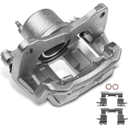 A-Premium Disc Brake Caliper Assembly with Bracket Compatible with Select Toyota Models - Prius 2001 2002 2003 - Front Left Driver Side