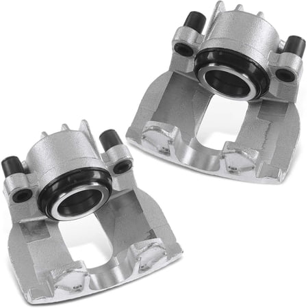 A-Premium Disc Brake Caliper Assembly Without Bracket Compatible with Select Volvo Models - S60/V70 2001-2007, S60 2006-2007, S80 1999-2006 - Front Driver and Passenger Side, 2-PC Set