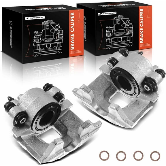 A-Premium Disc Brake Caliper Assembly Without Bracket Compatible with Dodge Intrepid Grand Caravan Eagle Vision Plymouth Voyager Prowler Front Driver and Passenger Side 2-PC Set