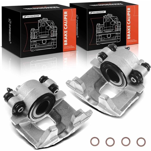 A-Premium Disc Brake Caliper Assembly Without Bracket Compatible with Dodge Intrepid Grand Caravan Eagle Vision Plymouth Voyager Prowler Front Driver and Passenger Side 2-PC Set