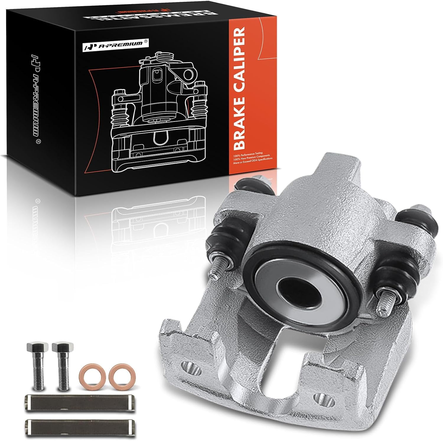 A-Premium Brake Caliper With Bracket – Right Rear For 2018-2020 Ford F-150, With Electronic Parking Brake