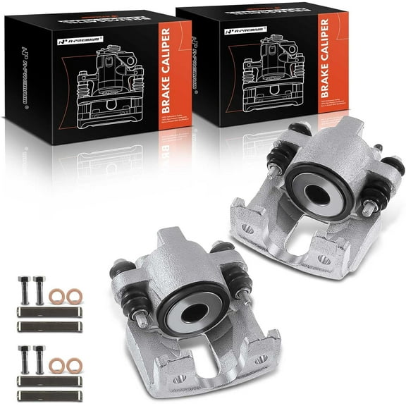 A-Premium Disc Brake Caliper Assembly Without Bracket Compatible with Ford Expedition F-150 F-250 Lincoln Blackwood Navigator 1997-2011 Rear Side 2-PC