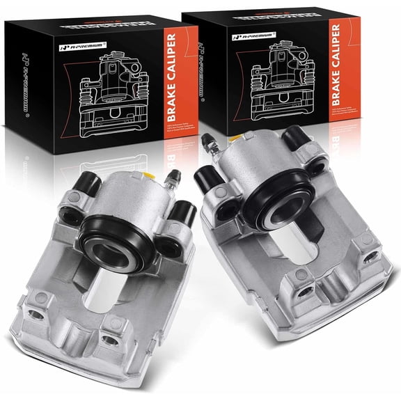 A-Premium Disc Brake Caliper Assembly Without Bracket Compatible with Select BMW Models - E70 X5 2007-2013 F15 X5 2013-2018 F15 X5 2016-2018 E71 X6 2009-2014 F16 X6 2014-2019 - Rear Side 2-PC Set