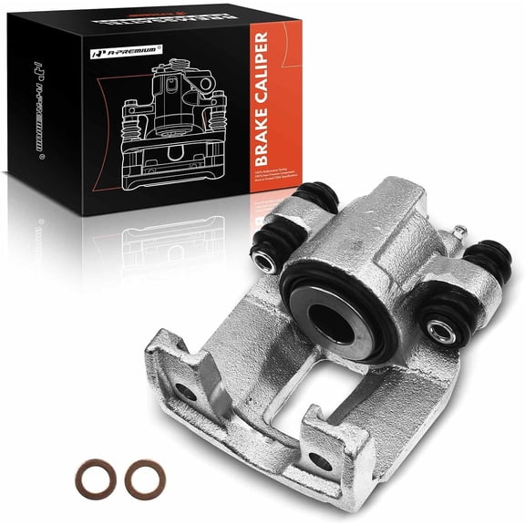 A-Premium Disc Brake Caliper Assembly Without Bracket Compatible with Select Ford, Lincoln and Mercury Models - Crown Victoria 1996-2002, Grand Marquis 1998-2002, Town Car 2001-2002 4.6L - Rear