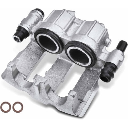 A-Premium Disc Brake Caliper Assembly Without Bracket Compatible with Select Volvo Models - 740 1985-1991, 745 1985, 760 1983-1986 - Front Left Driver Side
