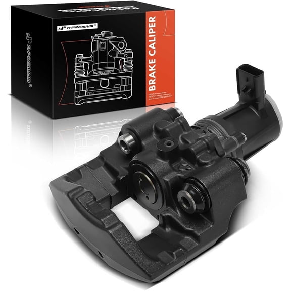 A-Premium Disc Brake Caliper Assembly Without Bracket Compatible with Tesla Model S 2012-2020, Model X 2016-2020 - Rear Left Driver Side