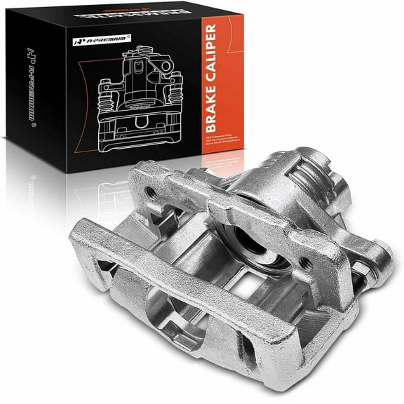 A-Premium Disc Brake Caliper Assembly with Bracket Compatible with Cadillac CTS 2003-2008 STS 2005-2011 Rear Left Driver Side