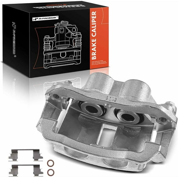 A-Premium Disc Brake Caliper Assembly with Bracket Compatible with Chevrolet Express 2500 GMC Savana 2500 2003-2006 Rear Left Driver Side
