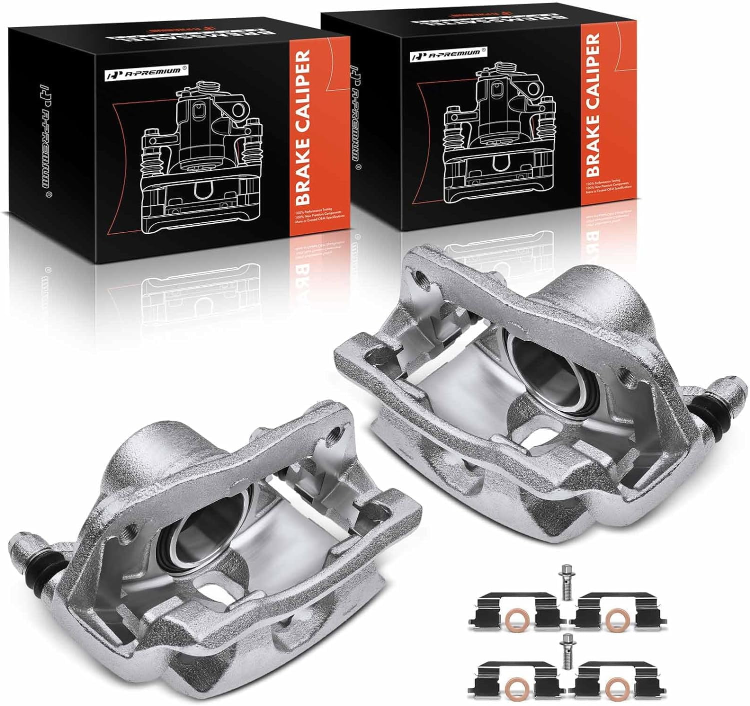 A Premium Disc Brake Caliper Assembly with Bracket Compatible wi 並行輸入品 : A-Premium Disc Brake Caliper Assembly with Bracket