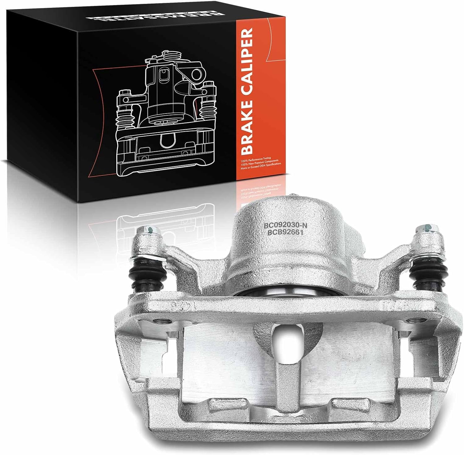 A-Premium Disc Brake Caliper Assembly with Bracket Compatible with Civic 2013-2020 Accord 2003-2017 Fit 2013-2014 CR-Z Acura ILX Front Passenger Side