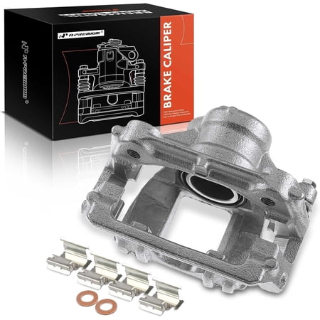 A-Premium Disc Brake Caliper Assembly with Bracket Compatible with Select Dodge, Freightliner and Mercedes-Benz Models - Sprinter 2500/Sprinter 2007-2018 - Rear Left Driver Side