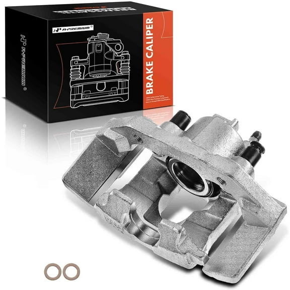 A-Premium Disc Brake Caliper Assembly with Bracket Compatible with Ford Expedition Lincoln Navigator 2007-2017 Rear Driver Side