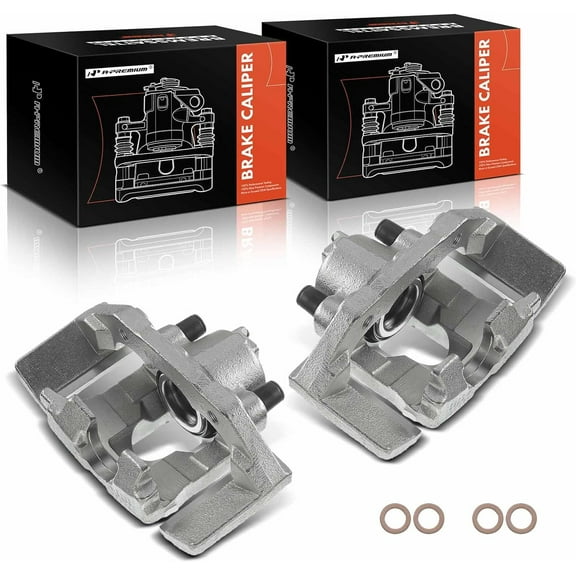 A-Premium Disc Brake Caliper Assembly with Bracket Compatible with Ford Expedition Lincoln Navigator 2007-2017 Rear Left and Right 2-PC
