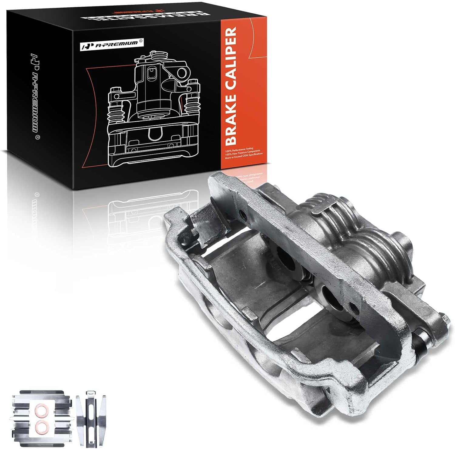 A-Premium Disc Brake Caliper Assembly With Bracket Compatible With Dodge Dakota 2003 2004 Front Left Driver Side - View #8