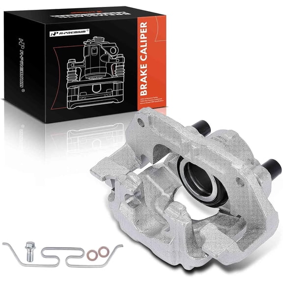 A-Premium Disc Brake Caliper Assembly with Bracket Compatible with Honda Accord 2018 2019 2020 2021 2022, 1.5L 2.0L - Front Left Driver Side