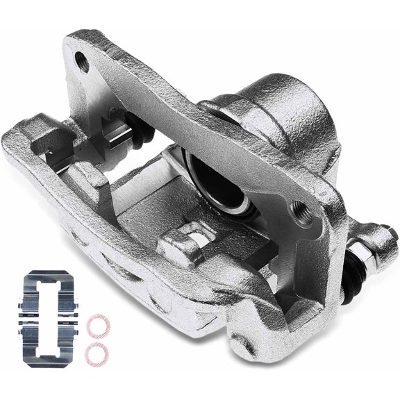 A-Premium Disc Brake Caliper Assembly with Bracket Compatible with Select Hyundai Models - Genesis 2009 2010 2011 - Rear Left Driver Side