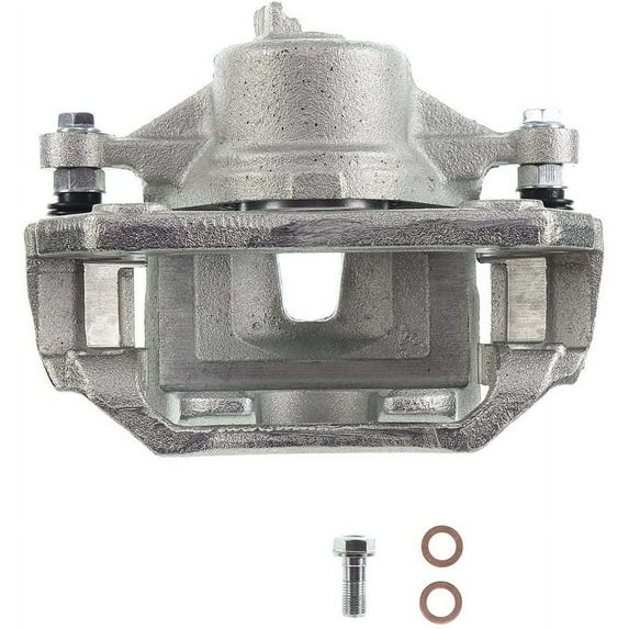 A-Premium Disc Brake Caliper Assembly with Bracket Compatible with Hyundai Tucson 2010-2012 Kia Sportage 2011 FWD Only Front Right Passenger Side