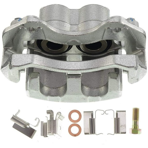 A-Premium Disc Brake Caliper Assembly with Bracket Compatible with Jeep Grand Cherokee WJ 1999 2000 2001 2002 2003 2004 Front Right Passenger Side