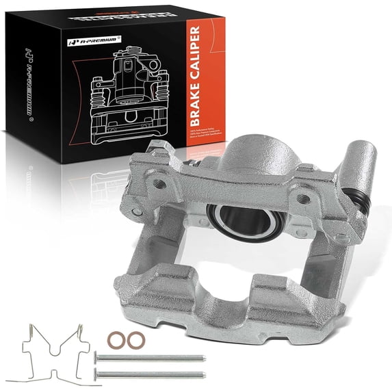 A-Premium Disc Brake Caliper Assembly with Bracket Compatible with Lexus GS350 GS430 GS450h GS460 IS250 IS350 2006-2013 Rear Passenger Side