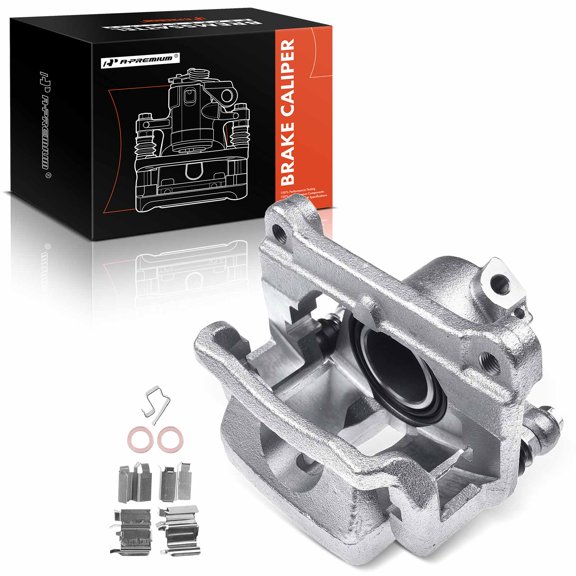 A-Premium Disc Brake Caliper Assembly with Bracket Compatible with Mazda MX-5 MX-5 Miata 2006-2015 L4 2.0L Convertible Front Driver Side