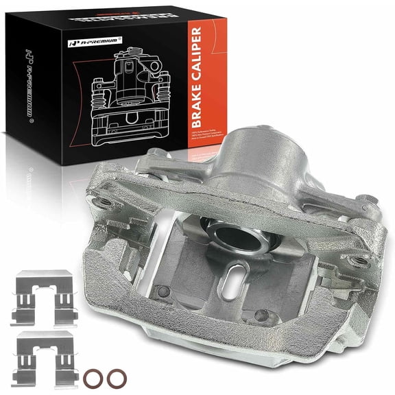 A-Premium Disc Brake Caliper Assembly with Bracket Compatible with Select Subaru Models - Legacy/Outback 2010 2011 2012 2013 2014, H4 2.5L - Rear Left Driver Side