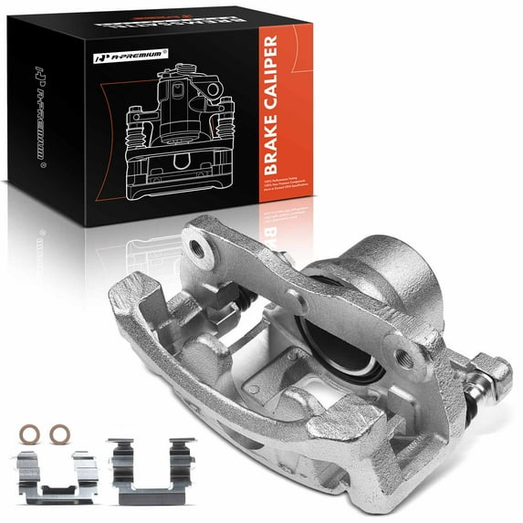 A-Premium Disc Brake Caliper Assembly with Bracket Compatible with Suzuki SX4 2007-2013 L4 2.0L Front Driver Side