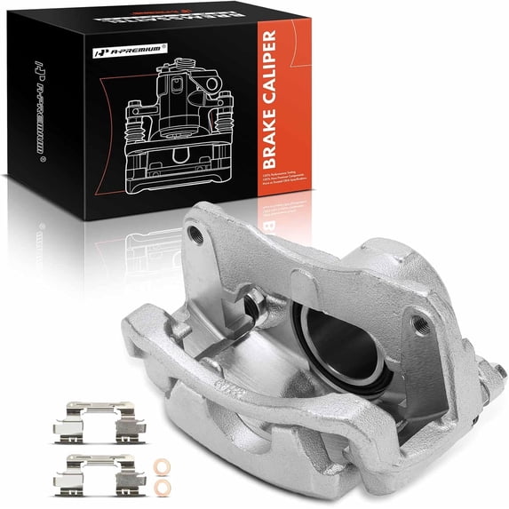 A-Premium Disc Brake Caliper Assembly with Bracket Compatible with Toyota Camry 2002-2004 Front Left Driver Side