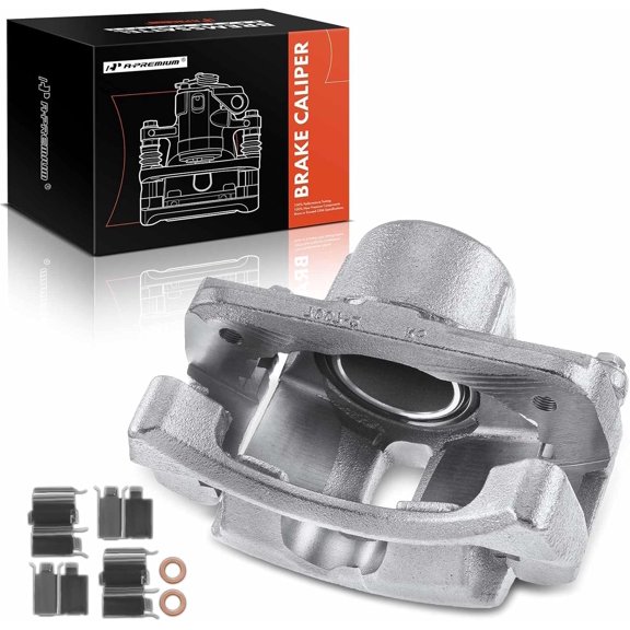 A-Premium Disc Brake Caliper Assembly with Bracket Compatible with Select Toyota Models - MR2 Spyder 2000 2001 2002, L4 1.8L - Rear Left Driver Side