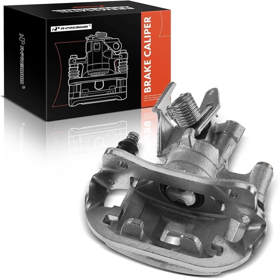 A-Premium Disc Brake Caliper Assembly with Bracket Compatible with Toyota MR2 Spyder 2000-2002 Rear Right Passenger Side