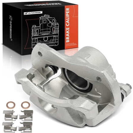 A-Premium Disc Brake Caliper Assembly with Bracket Compatible with Toyota RAV4 2006-2018 Front Passenger Side