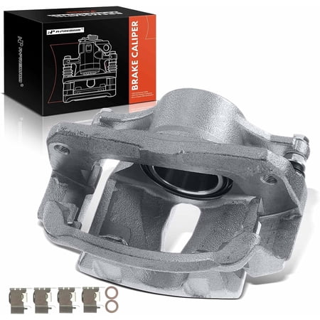 A-Premium Disc Brake Caliper Assembly with Bracket Compatible with Select Toyota Models - Sienna 2001 2002 2003, V6 3.0L - Front Left Driver Side