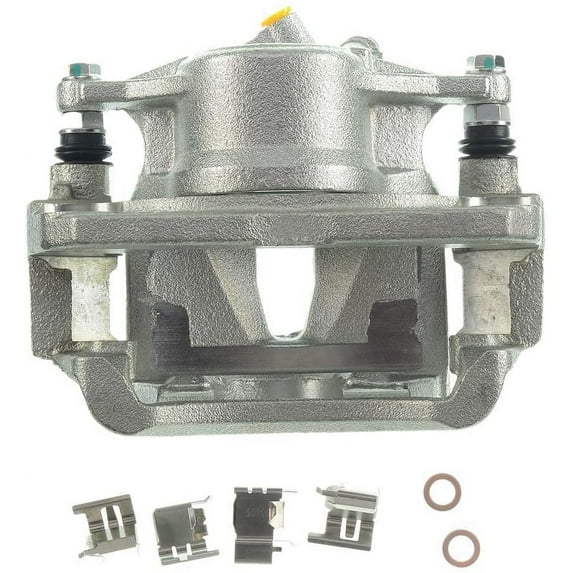 A-Premium Disc Brake Caliper Assembly with Bracket Compatible with Toyota Sienna 2001-2003 Front Right Passenger Side