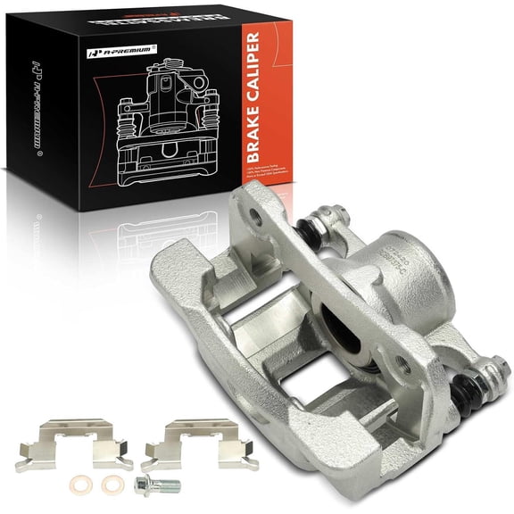 A-Premium Disc Brake Caliper Assembly with Bracket Compatible with Toyota Yaris iA 2017 & Scion iA 2016 - Front Right Passenger Side