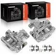 thumbnail image 1 of A-Premium Disc Brake Caliper Assembly with Bracket Replacement for Ford Fusion Lincoln MKZ Zephyr Mazda 6 Mercury Milan 2006-2012 Rear Side 2-PC, 1 of 9