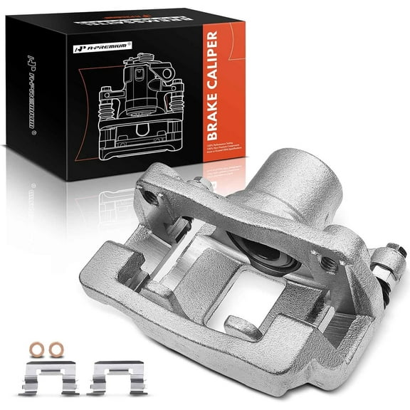 A-Premium Disc Brake Caliper with Bracket Compatible with Cadillac CTS 2014-2019 ATS 2013-2019 Rear Left Driver Side