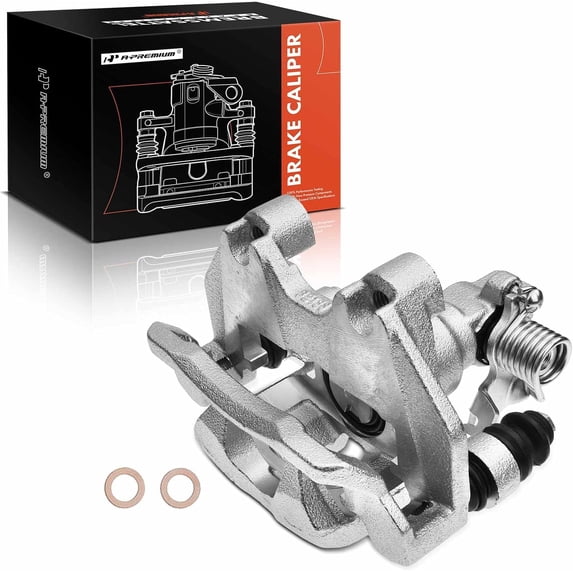 A-Premium Disc Brake Caliper with Bracket Compatible with Cadillac DeVille Seville Buick Park Avenue Pontiac Bonneville Rear Left Driver Side