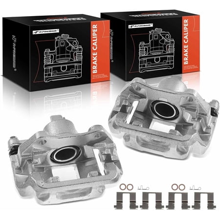 A-Premium Disc Brake Caliper Assembly with Bracket Compatible with Select Honda and Acura Models - Pilot 2016-2020, Ridgeline 2017-2020, MDX 2014-2016, V6 3.5L - Rear Driver and Passenger Side