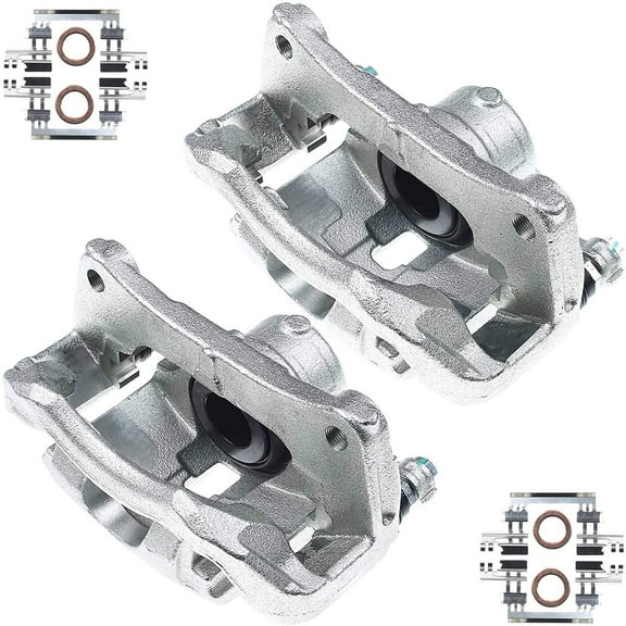 A-Premium Disc Brake Caliper with Bracket Compatible with Mazda 3 2014-2018 3 Sport 2014-2018 CX-3 2016-2018 Front Left Right Side 2-PC Set