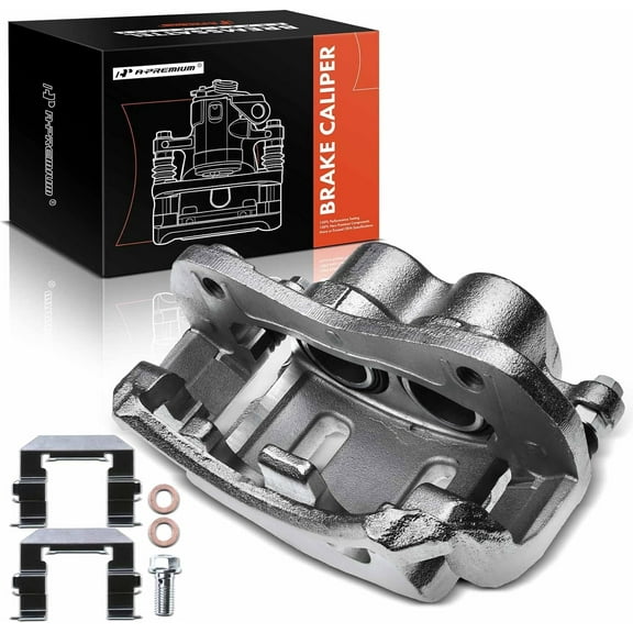 A-Premium Disc Brake Caliper with Bracket Compatible with Pontiac Torrent Chevy Equinox 2007-2009 Captiva Sport 2012-2015 Front Passenger Side