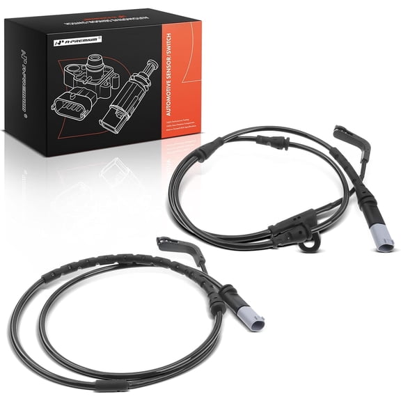 A-Premium Disc Brake Pad Wear Sensors Compatible with BMW X5 2007-2010 X6 2008-2011 Front and Rear Driver and Passenger Side 2-PC Set