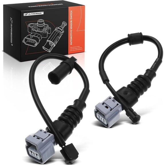 A-Premium Disc Brake Pad Wear Sensors Compatible with Lexus LS400 1995-2000 V8 4.0L Front and Rear Side 2-PC Set