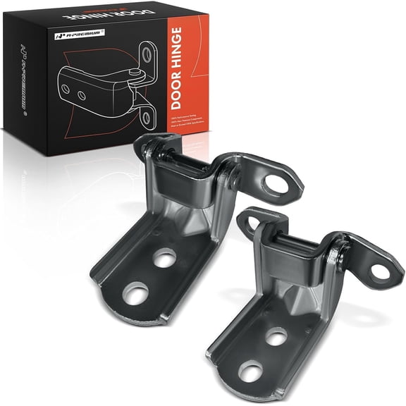 A-Premium Door Hinge Assembly Compatible with Nissan Altima 2002-2012,Sentra 2000-2012, Frontier 2005-2021, Pathfinder 2005-2012, Maxima, Xterra, Quest, Front Driver and Passenger Upper Side,2-PC Set