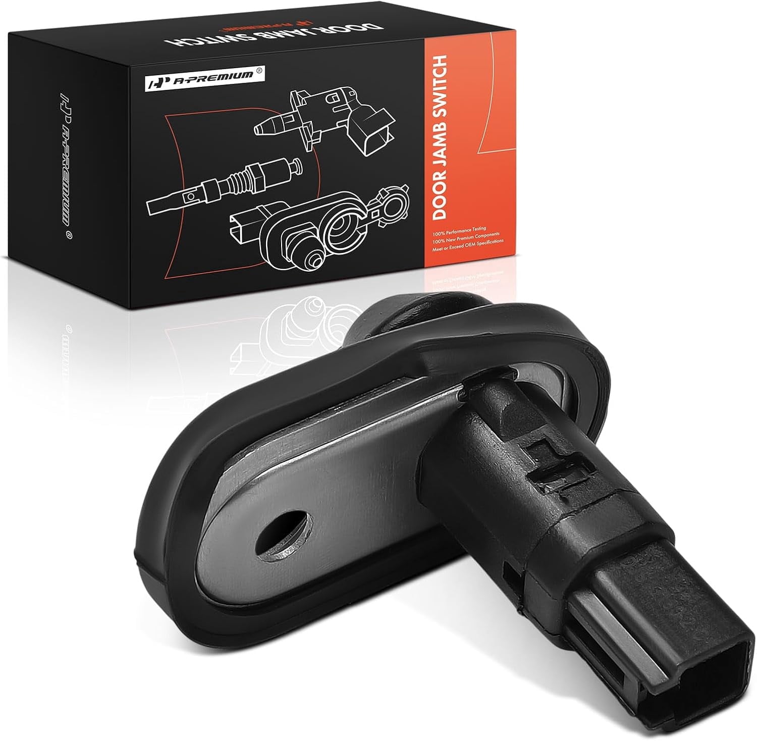 A-Premium Door Jamb Switch Compatible with Toyota Camry, RAV4, Corolla, Prius, Tacoma, Highlander, Tundra, Sienna, 4Runner, Matrix, Avalon, Venza & Lexus GX460, HS250h, SC430 & Scion tC, xB & Pontiac
