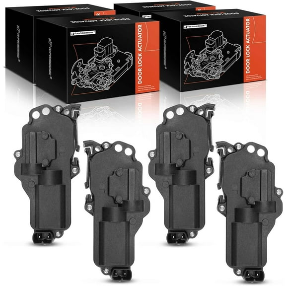 A-Premium Door Lock Actuators Motors Replacement for Ford F-150 F-250 F-350 Super Duty Excursion Expedition Taurus Lincoln Navigator Mercury Sable Left and Right 4-PC Set
