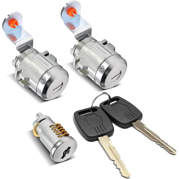 A-Premium Door Lock Cylinder with Keys Compatible with Kenworth T800, T660