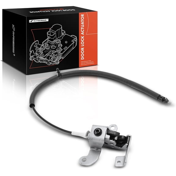 A-Premium Door Lock Latch Actuator with Cable Compatible with Ford Vehicles - F-250/F-350 Super Duty 2017-2022 - Rear Right Upper, Replace# HC3Z28264A00A, HC3Z28264A00B