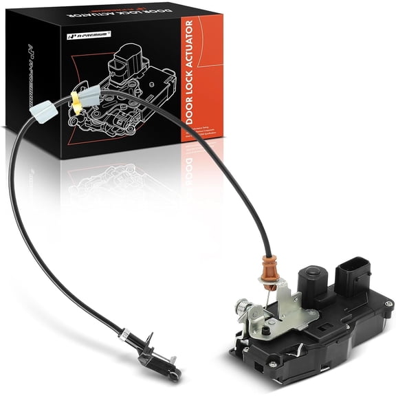 A-Premium Door Lock Latch Actuator Compatible with Chevrolet HHR 2006 2008 2009 2010 2011, for Models Without Rear Door Windows - Rear Left Driver Side, 8-Blade Connector