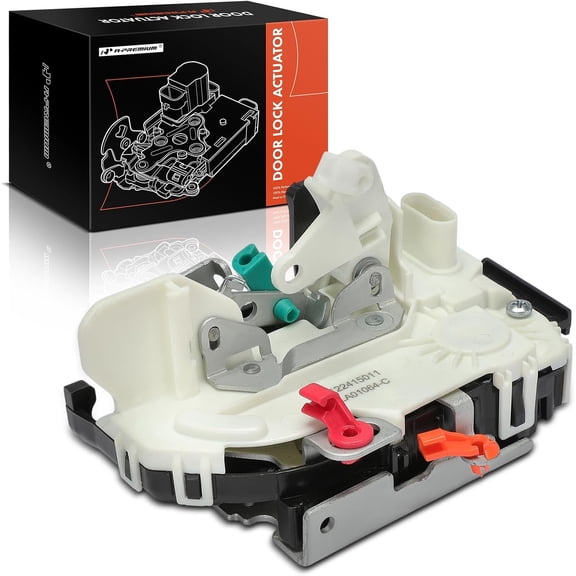 A-Premium Door Lock Latch Actuator Compatible with Ram Vehicles - 1500 2013 2014 2015, Standard Cab Pickup, with Keyless Entry - Front Left Driver Side